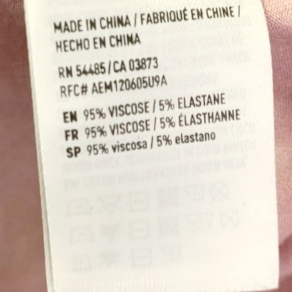 American Eagle AEO Pink Keyhole Tank Dress Dusty Rose Women's XXS Soft Flowy EUC - Picture 10 of 10